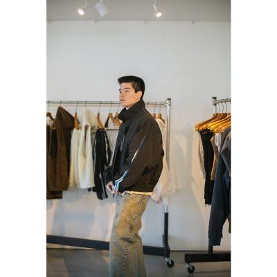refomed [ FRESH MAN NYLON JACKET ] BLACK