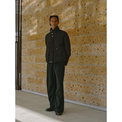 MATSUFUJI [ Water-repellent Wool Down Jacket ] BLACK