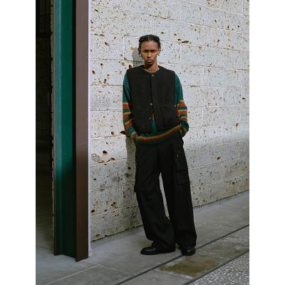 MATSUFUJI [ Border Knit ] GREEN