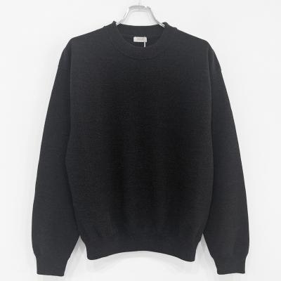 crepuscule [ Co/Wo Moss Stitch P/O ] BLACK