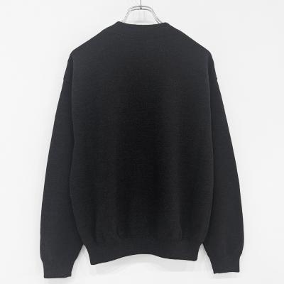 crepuscule [ Co/Wo Moss Stitch P/O ] BLACK