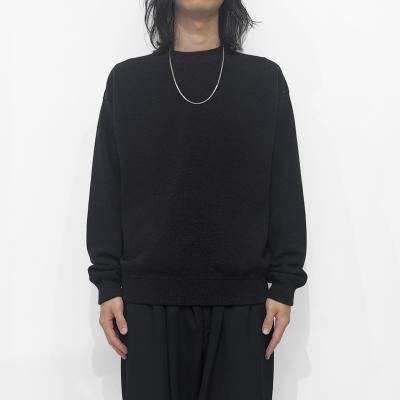 crepuscule [ Co/Wo Moss Stitch P/O ] BLACK