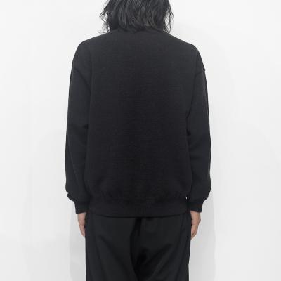 crepuscule [ Co/Wo Moss Stitch P/O ] BLACK