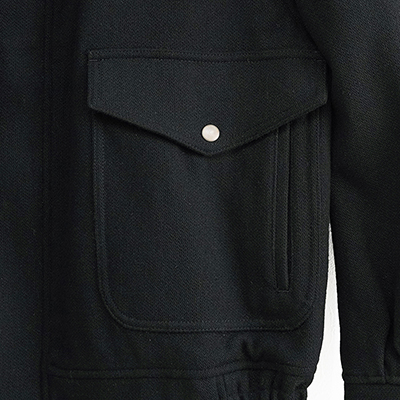 SUGARHILL [ OLD MELTON FLIGHT JACKET ] BLACK