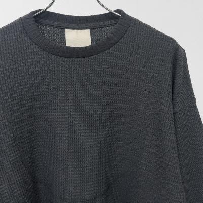refomed [ AZEAMI THERMAL TEE ] CHARCOAL