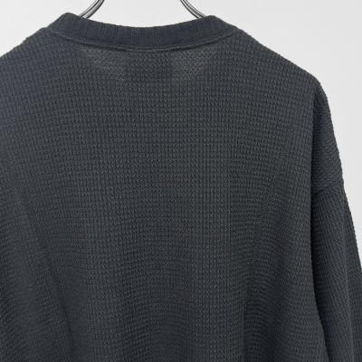 refomed [ AZEAMI THERMAL TEE ] CHARCOAL