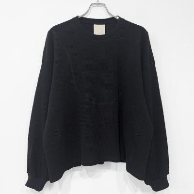 refomed [ AZEAMI THERMAL TEE ] BLACK