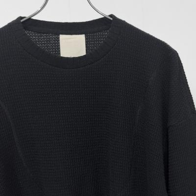 refomed [ AZEAMI THERMAL TEE ] BLACK