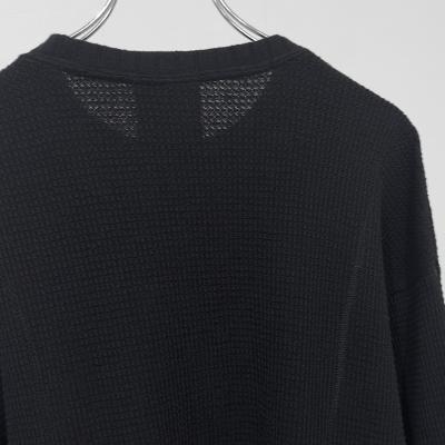 refomed [ AZEAMI THERMAL TEE ] BLACK