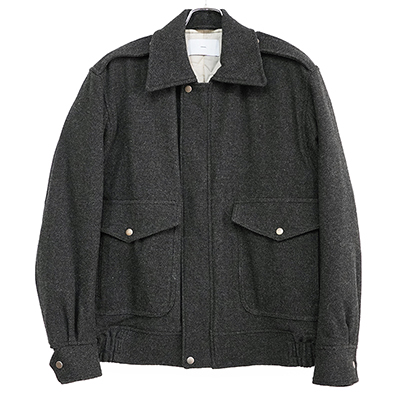 SUGARHILL [ OLD MELTON FLIGHT JACKET ] HEATHER BLACK