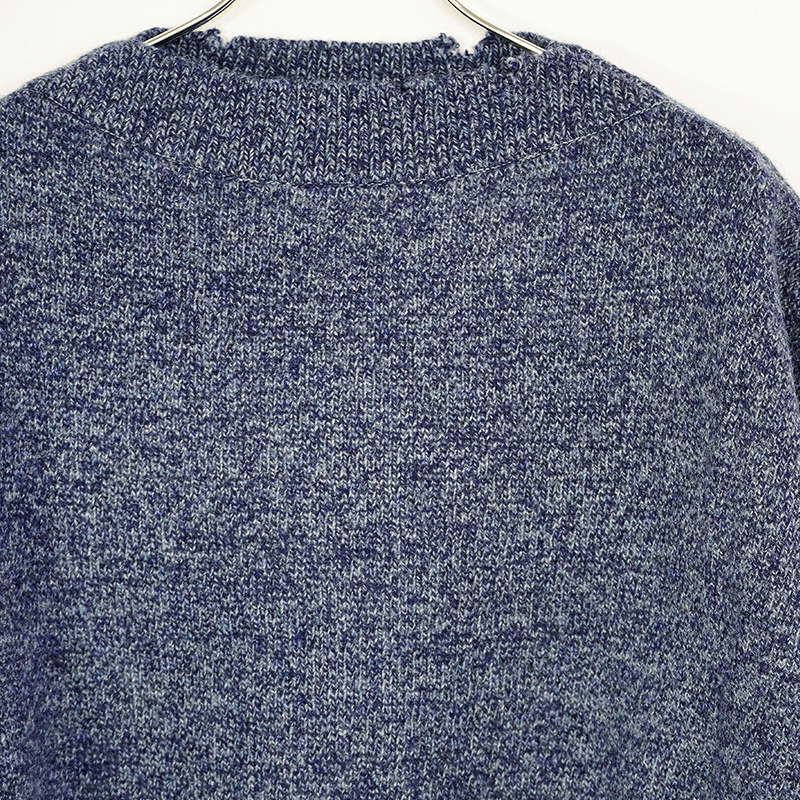 UNUSED [ US2254 (Damaged boatneck sweater) ] NAVY | ロイド・エフ ...