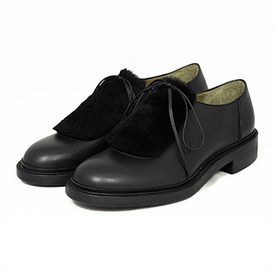 MATSUFUJI [ 3way Tyrolean Lace-Up Shoes ] BLK×BLK