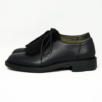 MATSUFUJI [ 3way Tyrolean Lace-Up Shoes ] BLK×BLK