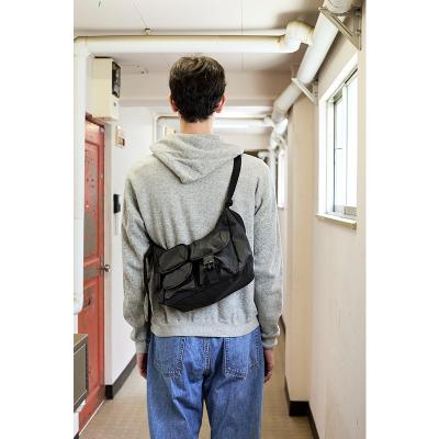 BAICYCLON by bagjack [ MULTI POCKETS SHOULDER BAG (SMALL) ] BLACK 2