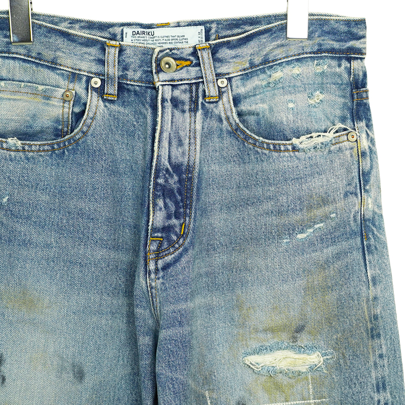 DAIRIKU [ Repair Straight Denim Pants ] Indigo | ロイド・エフ