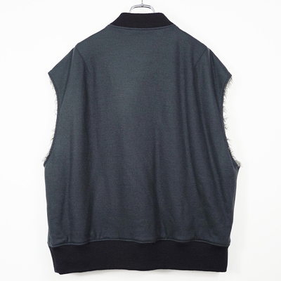 URU [ ZIP UP VEST ] CHARCOAL