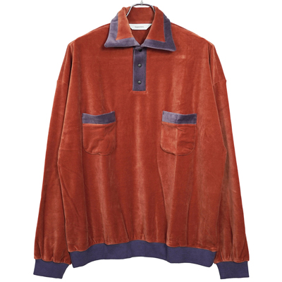 Sasquatchfabrix. [ 50-21 VELOUR SHIRT ] RED