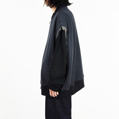 URU [ ZIP UP VEST ] CHARCOAL