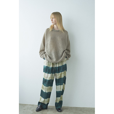 URU [ EASY PANTS ] D.GREEN