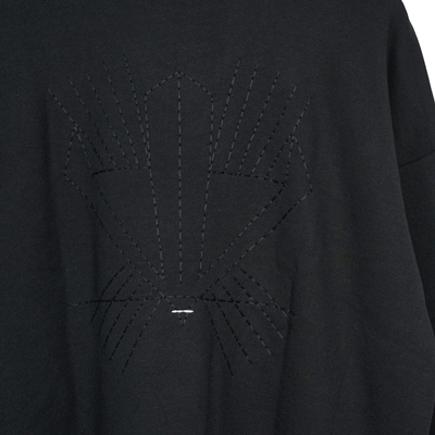 Sasquatchfabrix. [ TALISMAN HALF ZIP SWEATSHIRT ] BLACK