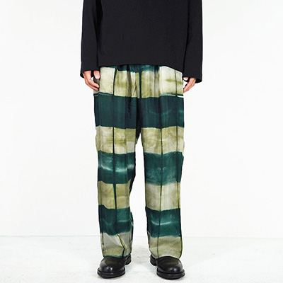 URU [ EASY PANTS ] D.GREEN