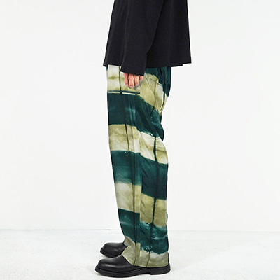 URU [ EASY PANTS ] D.GREEN