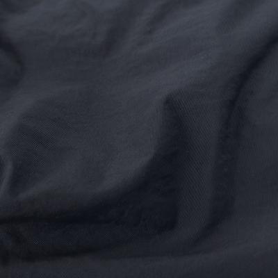 URU [ NYLON FLEECE ZIP UP BLOUSON ] BLACK