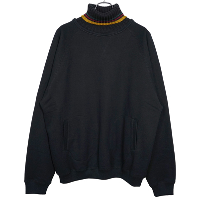 Sasquatchfabrix. [ TALISMAN TURTLE NECK SWEATSHIRT ] BLACK