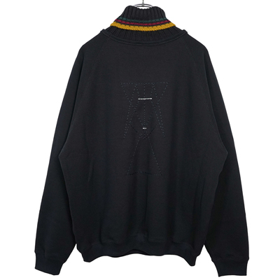 Sasquatchfabrix. [ TALISMAN TURTLE NECK SWEATSHIRT ] BLACK