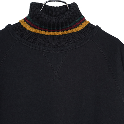 Sasquatchfabrix. [ TALISMAN TURTLE NECK SWEATSHIRT ] BLACK