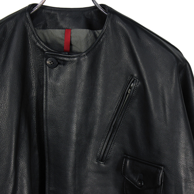 YANTOR [ Cow Leather Skin Jacket  ] BLACK