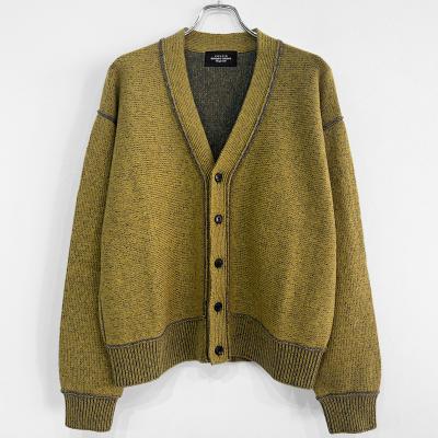 UNUSED [ US2456 (Wool knit cardigan) ] MUSTARD