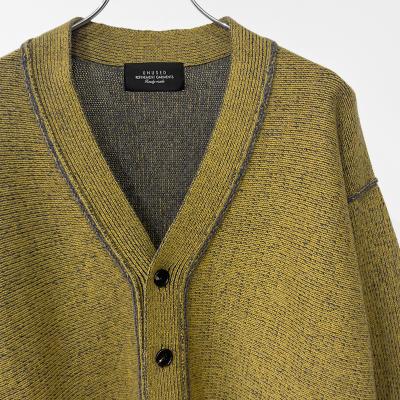 UNUSED [ US2456 (Wool knit cardigan) ] MUSTARD
