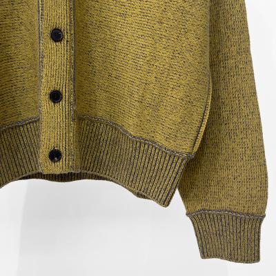 UNUSED [ US2456 (Wool knit cardigan) ] MUSTARD