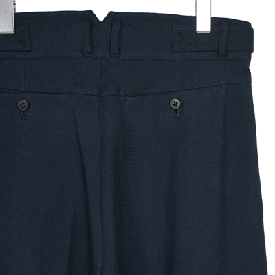 YANTOR [ 6ply Khadi 2tuck Wide Pants ] NAVY