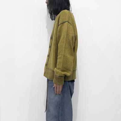 UNUSED [ US2456 (Wool knit cardigan) ] MUSTARD