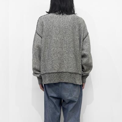 UNUSED [ US2455 (Wool knit pullover) ] GRAY