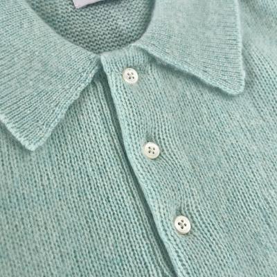 URU [ KNIT POLO ] L.GREEN