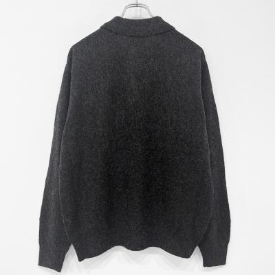 URU [ KNIT POLO ] CHARCOAL