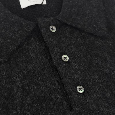 URU [ KNIT POLO ] CHARCOAL