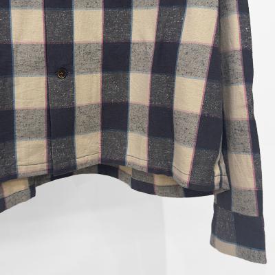 UNUSED [ US2463 (Long sleeve check shirt) ] BEIGE×BLACK