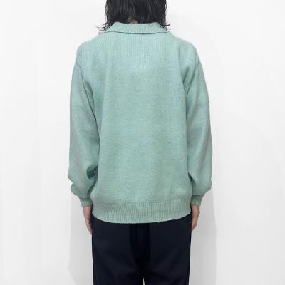 URU [ KNIT POLO ] L.GREEN