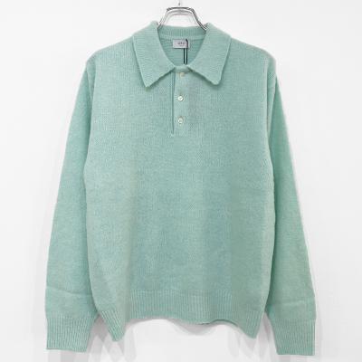 URU [ KNIT POLO ] L.GREEN