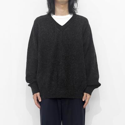 URU [ V NECK KNIT ] CHARCOAL