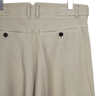 YANTOR [ 6ply Khadi 2tuck Wide Pants ] BEIGE