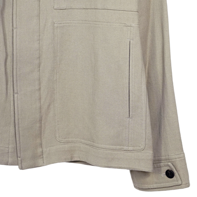 YANTOR [ 6ply Khadi Flyfront Shirts Jacket ] BEIGE