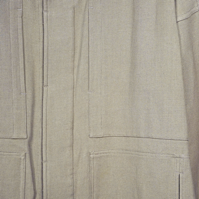 YANTOR [ 6ply Khadi Flyfront Shirts Jacket ] BEIGE