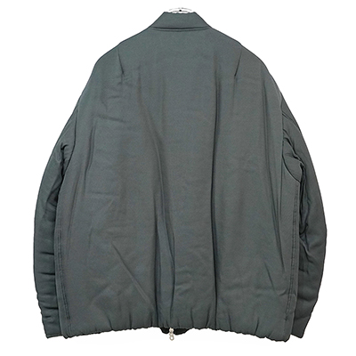 URU [ RAYON ZIP UP BLOUSON ] OLIVE