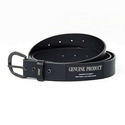 ESSAY [ LONG LEATHER BELT (A-4) ] BLACK