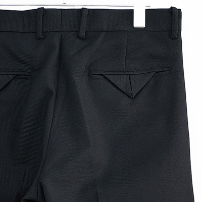 Sasquatchfabrix. [ FLARE SILHOUETTE SLACKS ] BLACK